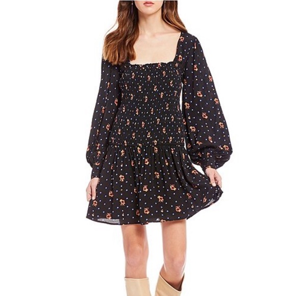 Free People Dresses & Skirts - New Free People Floral Print Mini Dress